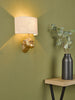 Raul Wall Light Matt Gold  life style picture