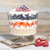 Ravenhead Selected Footed Trifle Bowl 20 cm as a centrepiece on a dining table