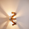 Rawley Wall Light Brushed Copper and Polished Chrome picture of the wall