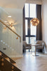 Rawley Wall Light Brushed Copper and Polished Chrome life style picture