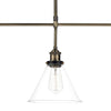 Ray 3 Light Bar Pendant Antique Brass close view picture of the shade
