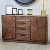 Ray Sideboard Dark Teak front view life style picture