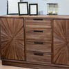 Ray Sideboard Dark Teak close view picture