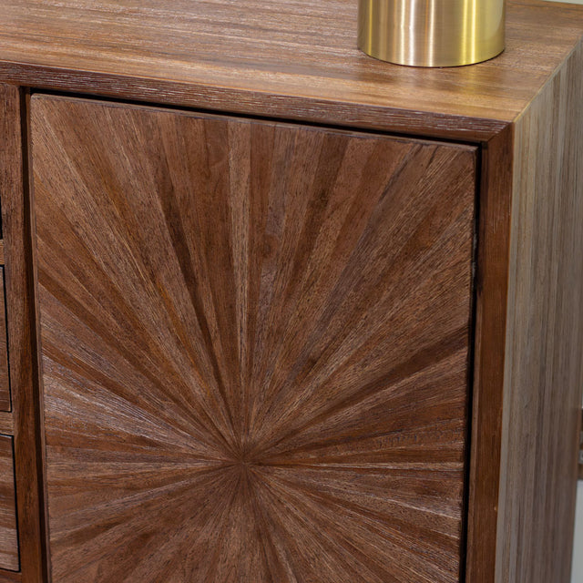 Ray Sideboard Dark Teak – Modern Sideboard with Drawers