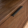 Ray Tv Unit Dark Teak close view picture of the closed drawer