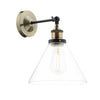 Ray Wall Light Antique Brass picture on the white backgrond