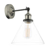 Ray Wall Light Antique Nickel Wall Fitting picture on the white background