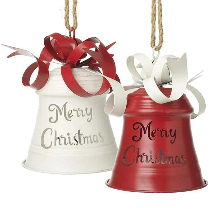 Red And White Merry Christmas Bell Mix