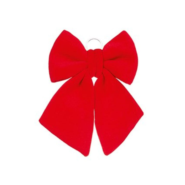 Red Velvet Christmas Bow 30cm