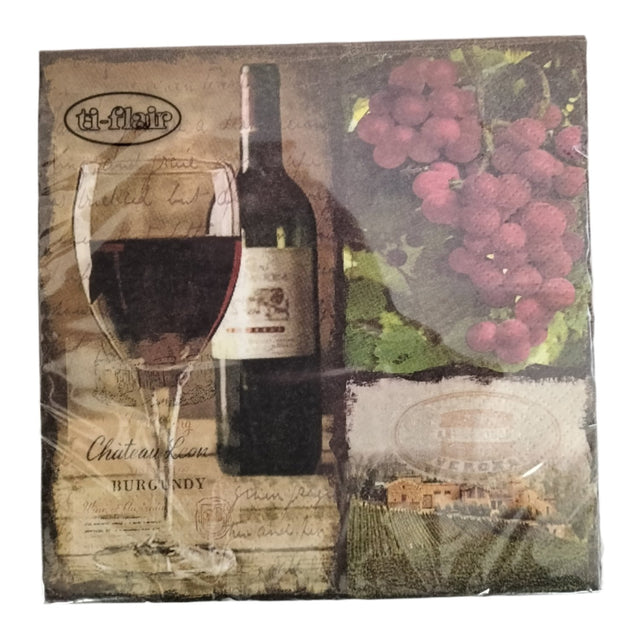 Paper Napkins Red Wine