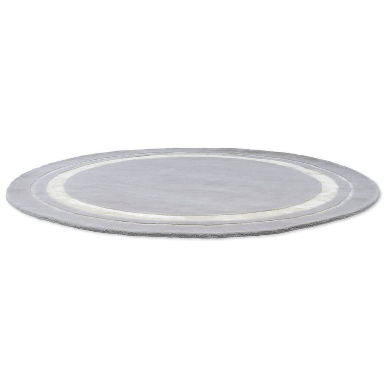 Laura Ashley Redbrook Scandinavian Rug Silver Round