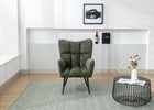 Reese Accent Chair Green life style front view photo