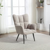 Reese Accent Chair Light Grey life style photo