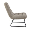 Reese Accent Chair Taupe picture from the side