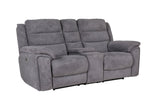 Stylish l shape sofa, Reese Console Dark Grey
