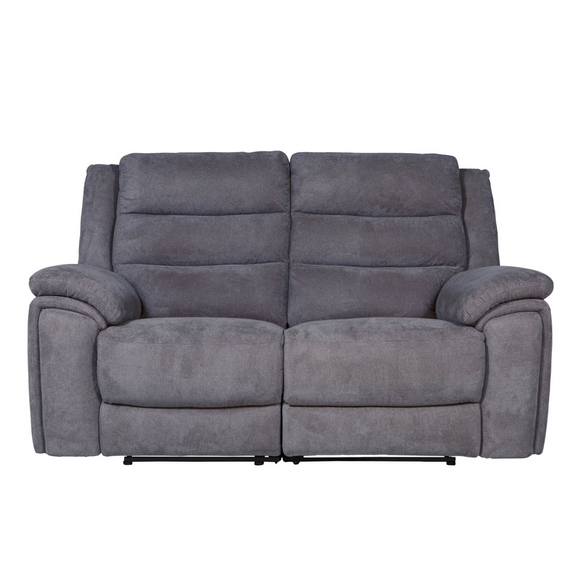 Two-seater electric recliner for cozy lounging.