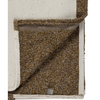 Scatterbox Reeve Throw 140 x 200 cm Natural Tobacco close view picture of the throw texture and color shades