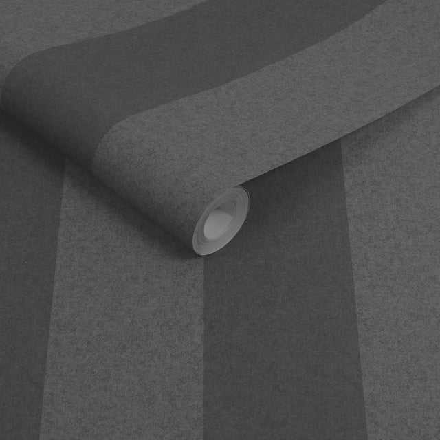 Superfresco Easy Regent Stripe Wallpaper Charcoal - Wall Covering for Home