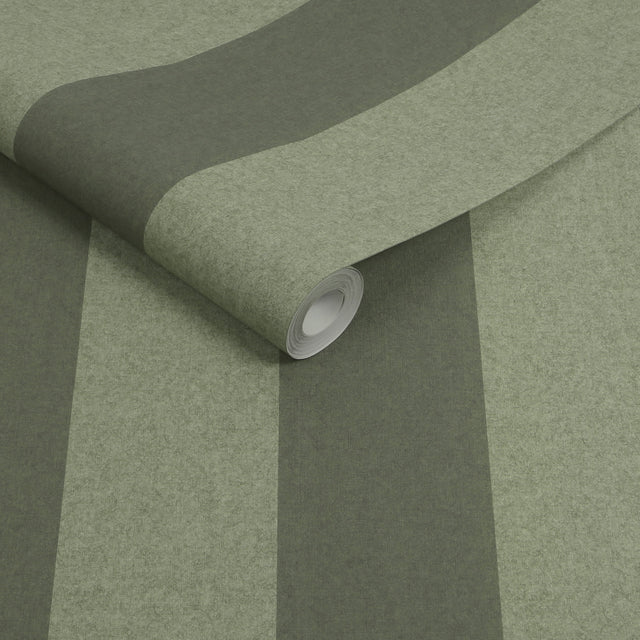 Superfresco Easy Regent Stripe Wallpaper Forest - Modern Wall Covering