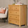Store and organize efficiently with this chest of drawers.