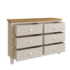 Contemporary chest of drawers for versatile storage.