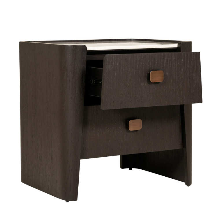Rhodes Bedside Table Small Ebony