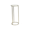 Ricardo White Marble Pillar Table
