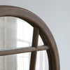 Rinjani Round Mirror close-view picture of the solid wooden frame