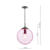 Ambient lighting Ripple Easy Fit Shade for living spaces

