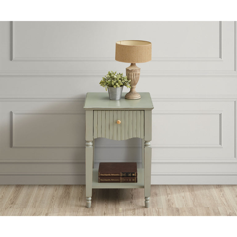Ritz Lamp Table Olive Green