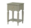 Ritz Lamp Table Olive Green picture on the white background