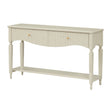 Ritz Large Console Table Cream picture on the white background