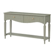 Ritz Large Console Table Olive Green picture on the white background