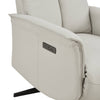 Chic Electric Recliner with USB Ports in Stone Color
