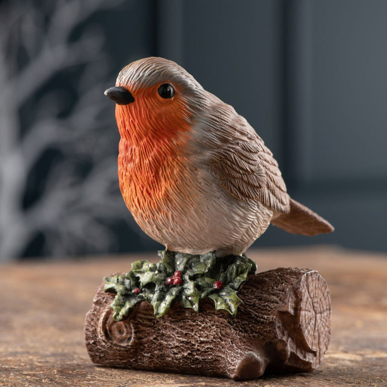 Robin Figurine Small – Cristmas Decoration Christmas Figurine Decor