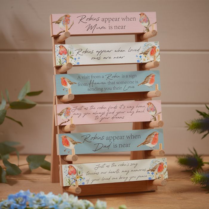 Robin Remembrance Tabletop Block