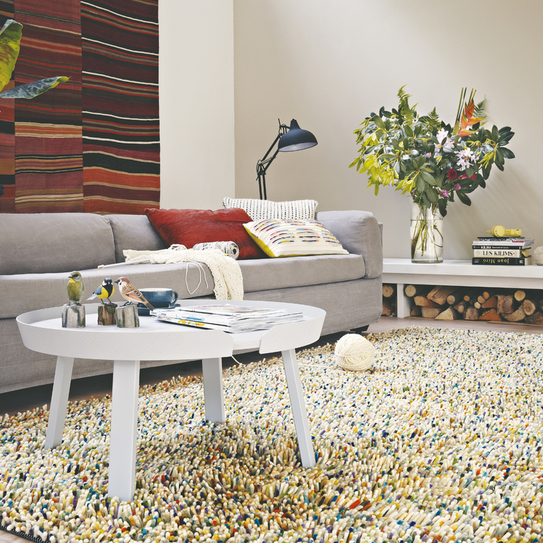 Brink & Campman Rocks Shaggy Rug Confetti