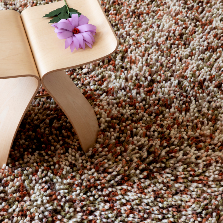 Brink & Campman Rocks Shaggy Rug Pumpkin
