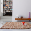 Brink & Campman Rocks Shaggy Rug Pumpkin lifestyle picture in the living room