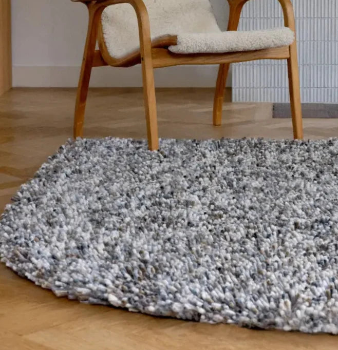 Brink & Campman Rocks Shaggy Rug Storm