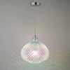 Roisin Pendant Iridised Glass and Polished Chrome life style picture