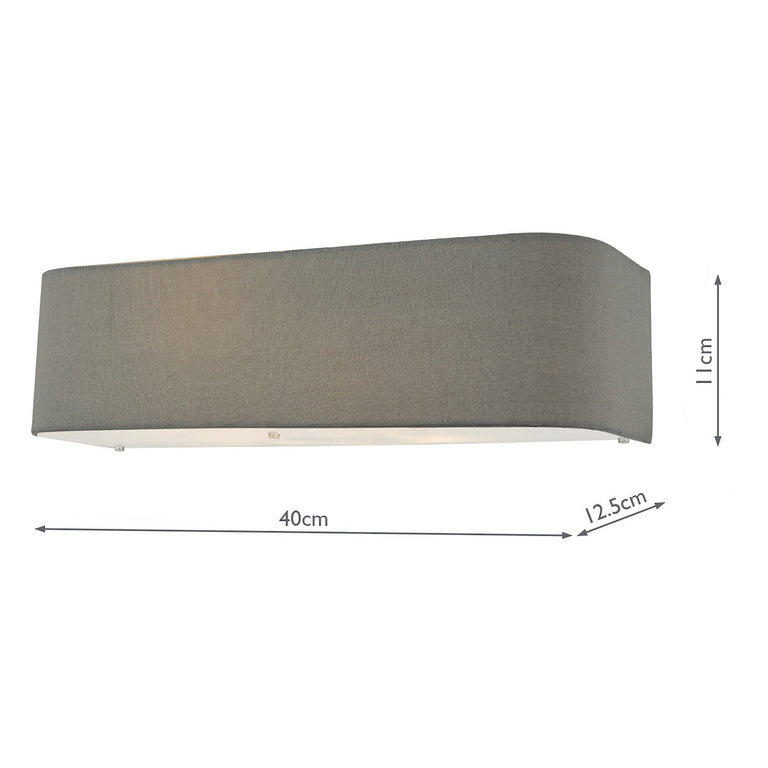 Ronda 2 Light Wall Light Grey
