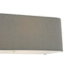 Ronda 2 Light Wall Light Grey close view picture of the fabric shade