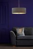 Ronda 3 Light Pendant Grey and Polished Chrome life style picture