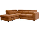 Roscoe Corner Sofa Bed LHF Rust picture on the white background