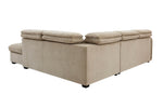 Roscoe Corner Sofa Bed RHF Oatmeal picture from the back