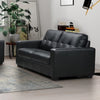 Rose 3 Seater Sofa Black Living style close side view photo