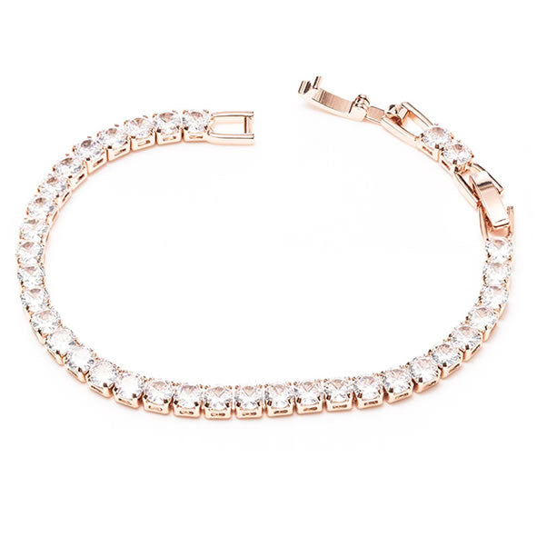 Newgrange Rose Gold Tennis Diamond Bracelet