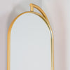 Luxury long mirror with storage back, Rotating Mirror 159cm Gold.
