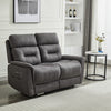 Rowan 2 Seater Sofa Electric Recliner Grey life style photo